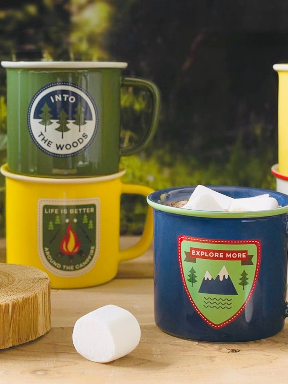 Now Designs Into the Woods Explore More Stoneware Mug Woodland Cottagecore